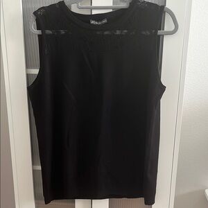 Elegant Black Sleeveless Top